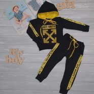 Спортивный костюм " Офф-вайт" 13-085